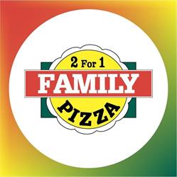 2 for 1 Family Pizza