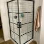 Check out this amazing Shower Kit. We installed the walls, base, door and trim Check out this amazing Shower Kit. We installed the walls, base, door and trim