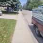 Work truck with signs and advertising Work truck with signs and advertising