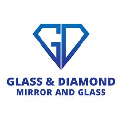 Glass & Diamond Mirror And Glass