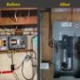 50amp to 100amp service upgrade we completed. 50amp to 100amp service upgrade we completed.