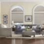 Stylish, energy-efficient, and designed for tricky arched windows! These cellular shades provide insulation while keeping your home looking polished. Stylish, energy-efficient, and designed for tricky arched windows! These cellular shades provide insulation while keeping your home looking polished.