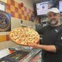 The delicious pizza made by the best chef The delicious pizza made by the best chef