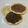 Zaatar pie, Meat pie , Cheese pie Zaatar pie, Meat pie , Cheese pie