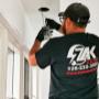 Our team member working on installing indoor potlights. Our team member working on installing indoor potlights.