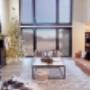 motorized zebra blinds in north york living room motorized zebra blinds in north york living room