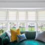 roman shades in bay window , north york ontario roman shades in bay window , north york ontario