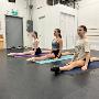 NID dancers working on their flexibility. NID dancers working on their flexibility.