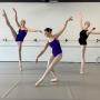 NID's half-day students posing after ballet class. NID's half-day students posing after ballet class.