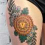 fleurs en couleurs par Genevieve (Geme Tattoo) chez Tatouage Artemya fleurs en couleurs par Genevieve (Geme Tattoo) chez Tatouage Artemya