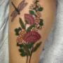 fleurs et libellule en couleurs par Genevieve (Geme Tattoo) chez Tatouage Artemya fleurs et libellule en couleurs par Genevieve (Geme Tattoo) chez Tatouage Artemya