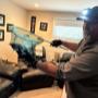 Bird rescue from fire place Bird rescue from fire place
