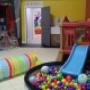 Our indoor play area, where children can explore and enjoy independent play while parents socialize or take a much needed break. Our indoor play area, where children can explore and enjoy independent play while parents socialize or take a much needed break.