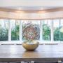 Woven wood shades add warmth and texture while softly filtering light, creating a relaxed, natural feel. Woven wood shades add warmth and texture while softly filtering light, creating a relaxed, natural feel.