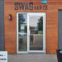 New stain made this business entrance pop New stain made this business entrance pop