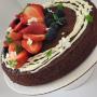 Chocolate fruit cake Chocolate fruit cake