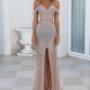 The Portia and Scarlett PS23990 is a classy evening dress crafted with beaded high quality material. Its unique details include a classic sweetheart neckline and off the shoulder beaded straps. This gown is perfect for any occasion, The Portia and Scarlett PS23990 is a classy evening dress crafted with beaded high quality material. Its unique details include a classic sweetheart neckline and off the shoulder beaded straps. This gown is perfect for any occasion,