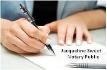 Sweet Jacqueline Notary Public