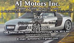 Aj Motors Inc.