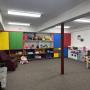 A nursery that is used most Sundays for children ages 18 months to 3 years of age while the parents are attending their classes or teachings other age groups of children or adults. A nursery that is used most Sundays for children ages 18 months to 3 years of age while the parents are attending their classes or teachings other age groups of children or adults.