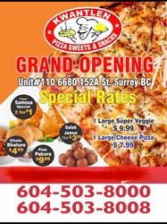 Kwantlen pizza