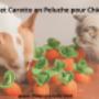 Jouet Carotte en Peluche pour Chiens Jouet Carotte en Peluche pour Chiens