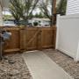Wood gate Wood gate