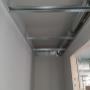 dropping a ceiling in a closet to cover ductwork. dropping a ceiling in a closet to cover ductwork.