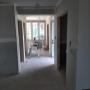 looking from main room to back door. looking from main room to back door.
