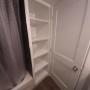 Finished linen closet we built. Finished linen closet we built.