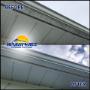 From grimy to gleaming! Check out this incredible before/after of gutter faces cleaned with our house wash solution. Let us enhance your home's curb appeal with our expert exterior cleaning services. #GutterCleaning #ExteriorCleaning #HouseWash #EcoF From grimy to gleaming! Check out this incredible before/after of gutter faces cleaned with our house wash solution. Let us enhance your home's curb appeal with our expert exterior cleaning services. #GutterCleaning #ExteriorCleaning #HouseWash #EcoF