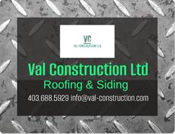 Val Construction Ltd - Roofing & Siding