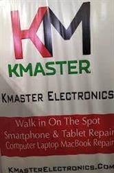 Kmaster Electronics Walk in Cell phone Repair iPhone Repair Laptop Repair