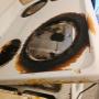 Image 1: Stove pre-cleaning. terrible shape and was about to be thrown out. Image 1: Stove pre-cleaning. terrible shape and was about to be thrown out.