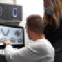 Orthodontics patient getting teeth checked in Surrey Orthodontics patient getting teeth checked in Surrey