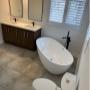 Stone bathroom renovation and large tile installation in the Oakville, Burlington, Ancaster, Etobicoke, Mississauga, Stoney Creek, and Hamilton area. Stone bathroom renovation and large tile installation in the Oakville, Burlington, Ancaster, Etobicoke, Mississauga, Stoney Creek, and Hamilton area.