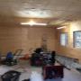 Finished interior of shop. Finished interior of shop.