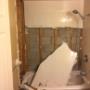 The start of a new bathroom. The start of a new bathroom.
