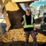 Kayden Stone on a jobsite in Guelph, ON Grading and Sodding Kayden Stone on a jobsite in Guelph, ON Grading and Sodding
