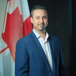 Branden Leslie, Member of Parliament/Député Portage--Lisgar