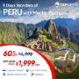 Peru's Machu Picchu is an Inca citadel set high in the Andes. This mystical site, one of the Seven Wonders, offers breathtaking views and rich history. Explore Peru's vibrant culture, stunning landscapes, and ancient ruins.
1866-341-5475 Ext.7844 Peru's Machu Picchu is an Inca citadel set high in the Andes. This mystical site, one of the Seven Wonders, offers breathtaking views and rich history. Explore Peru's vibrant culture, stunning landscapes, and ancient ruins.
1866-341-5475 Ext.7844