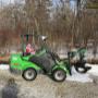 Avant
Mini loader capable of picking up 3000lbs and fits through a 4' opening. Yard friendly tires. Avant
Mini loader capable of picking up 3000lbs and fits through a 4' opening. Yard friendly tires.