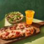 Panera Pepperoni Flatbread Pizza and Green Goddess Salad You Pick 2 Panera Pepperoni Flatbread Pizza and Green Goddess Salad You Pick 2