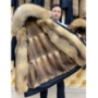 Mens Coat Raccoon Hood - Weightless Warmth - Genuine Furs River Bed Mens Coat Raccoon Hood - Weightless Warmth - Genuine Furs River Bed