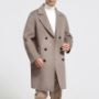 Mens 900g Cashmere Coat in Warm Grey Mens 900g Cashmere Coat in Warm Grey