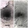 Dryer duct cleaning before and after. A lint filled dryer duct is an Extreme Fire Hazzard! A plugged dryer vent can also cause moisture and water damage to your home. Dryer duct cleaning before and after. A lint filled dryer duct is an Extreme Fire Hazzard! A plugged dryer vent can also cause moisture and water damage to your home.