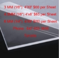 Clear Acrylic Sheets