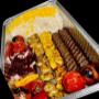 Family package 1
Includes one skewer of chicken breast, one skewer of chicken leg, and two skewers of Koobideh, served with two portions of saffron rice, two garden salads, and two soft drinks.
$48.99 Family package 1
Includes one skewer of chicken breast, one skewer of chicken leg, and two skewers of Koobideh, served with two portions of saffron rice, two garden salads, and two soft drinks.
$48.99